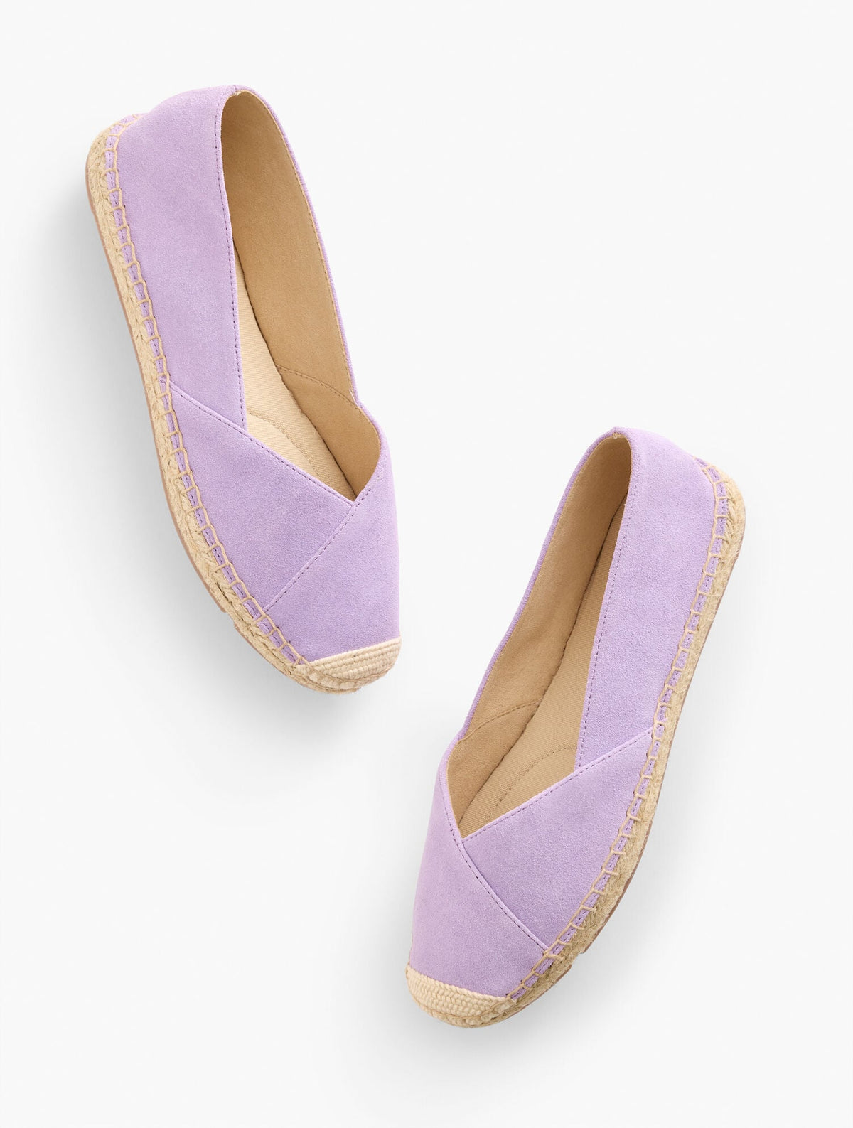 IZZY ASYMMETRIC SUEDE ESPADRILLE FLATS | Talbots
