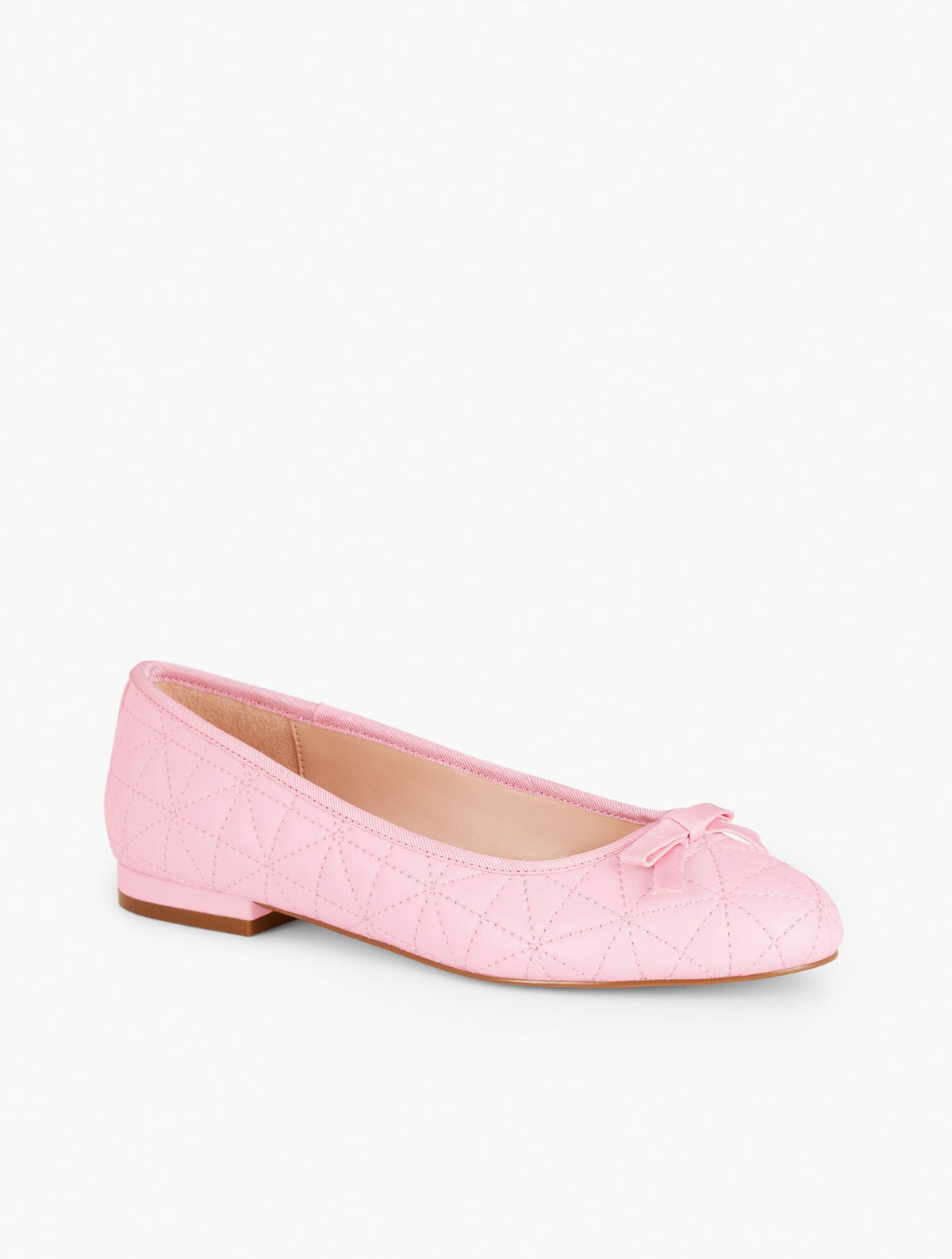 MADISON QUILTED NAPPA BALLET FLATS | Talbots