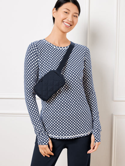 T BY TALBOTS QUILTED NYLON BELT BAG | Talbots