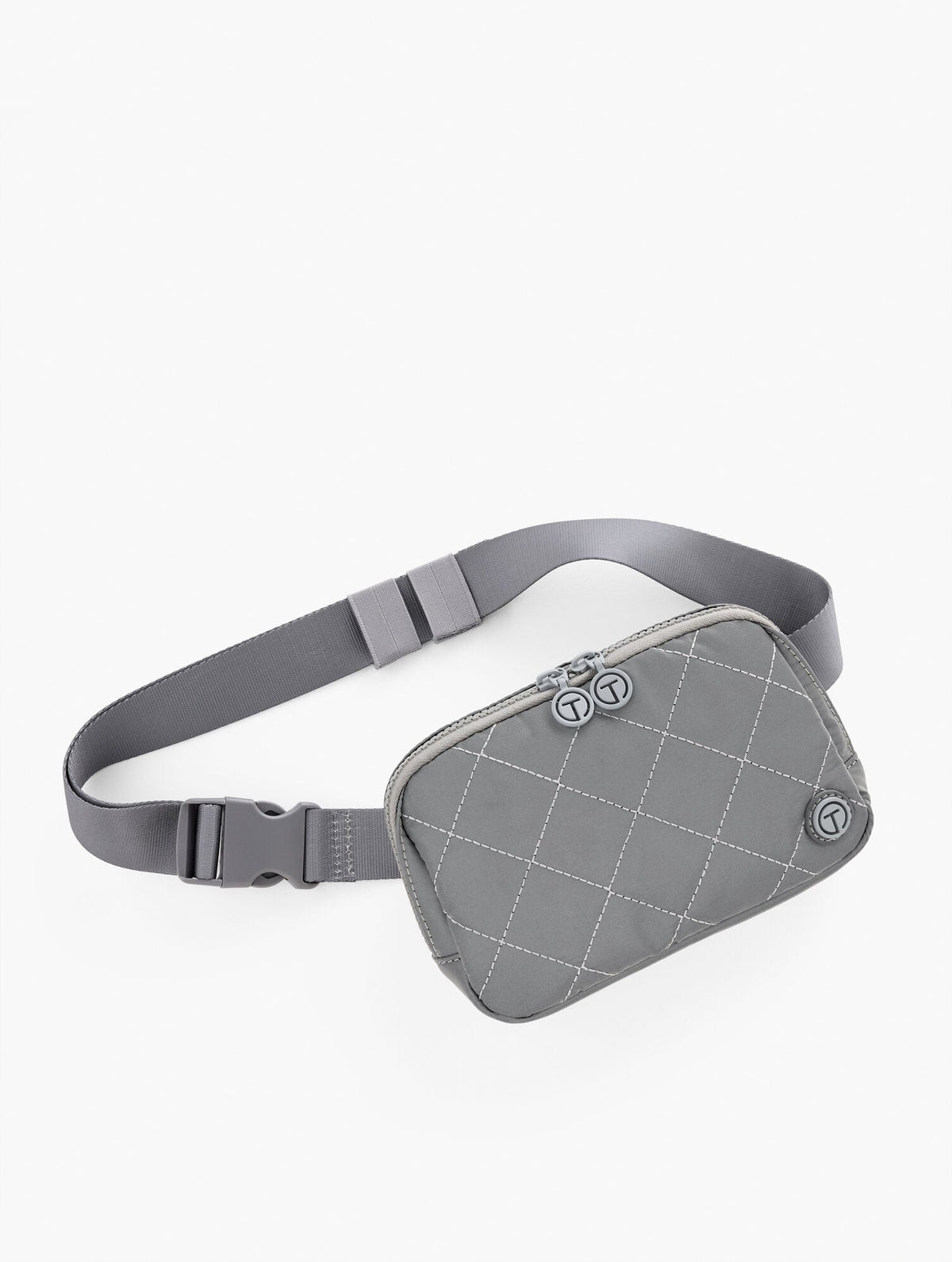 T BY TALBOTS QUILTED REFLECTIVE NYLON BELT BAG | Talbots