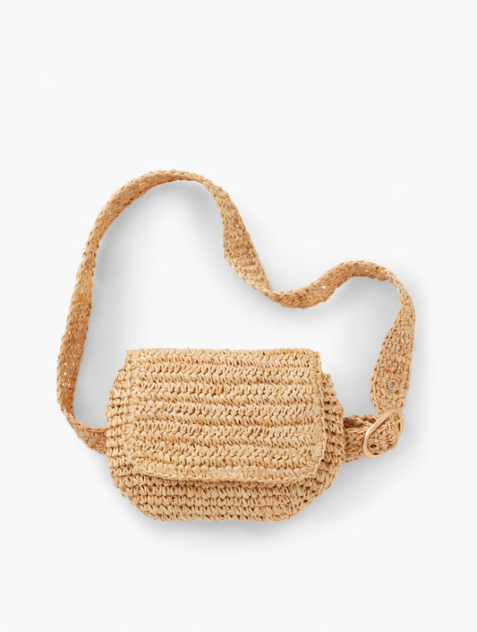 HAT ATTACK STRAW BELT BAG | Talbots