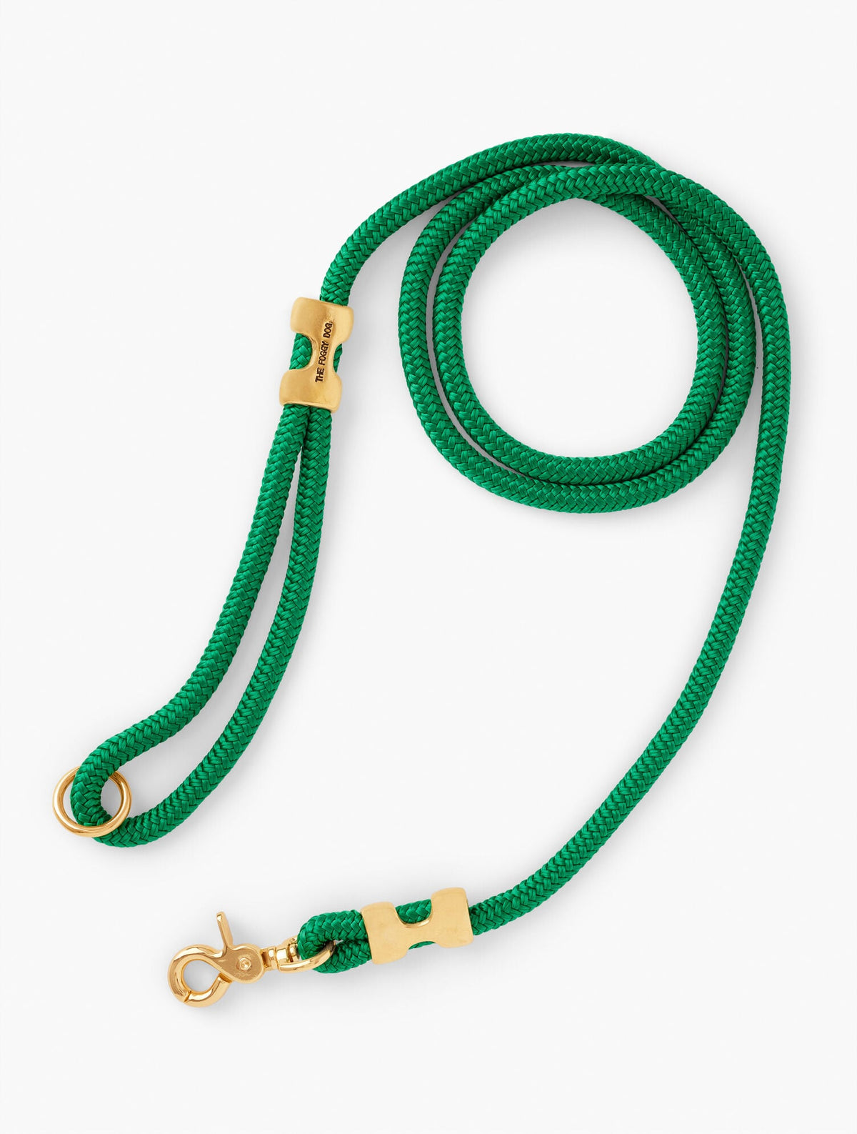 THE FOGGY DOG GRASS GREEN MARINE ROPE DOG LEASH | Talbots