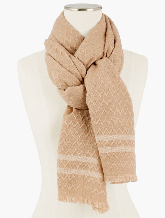 OVERSIZED TEXTURED SCARF | Talbots