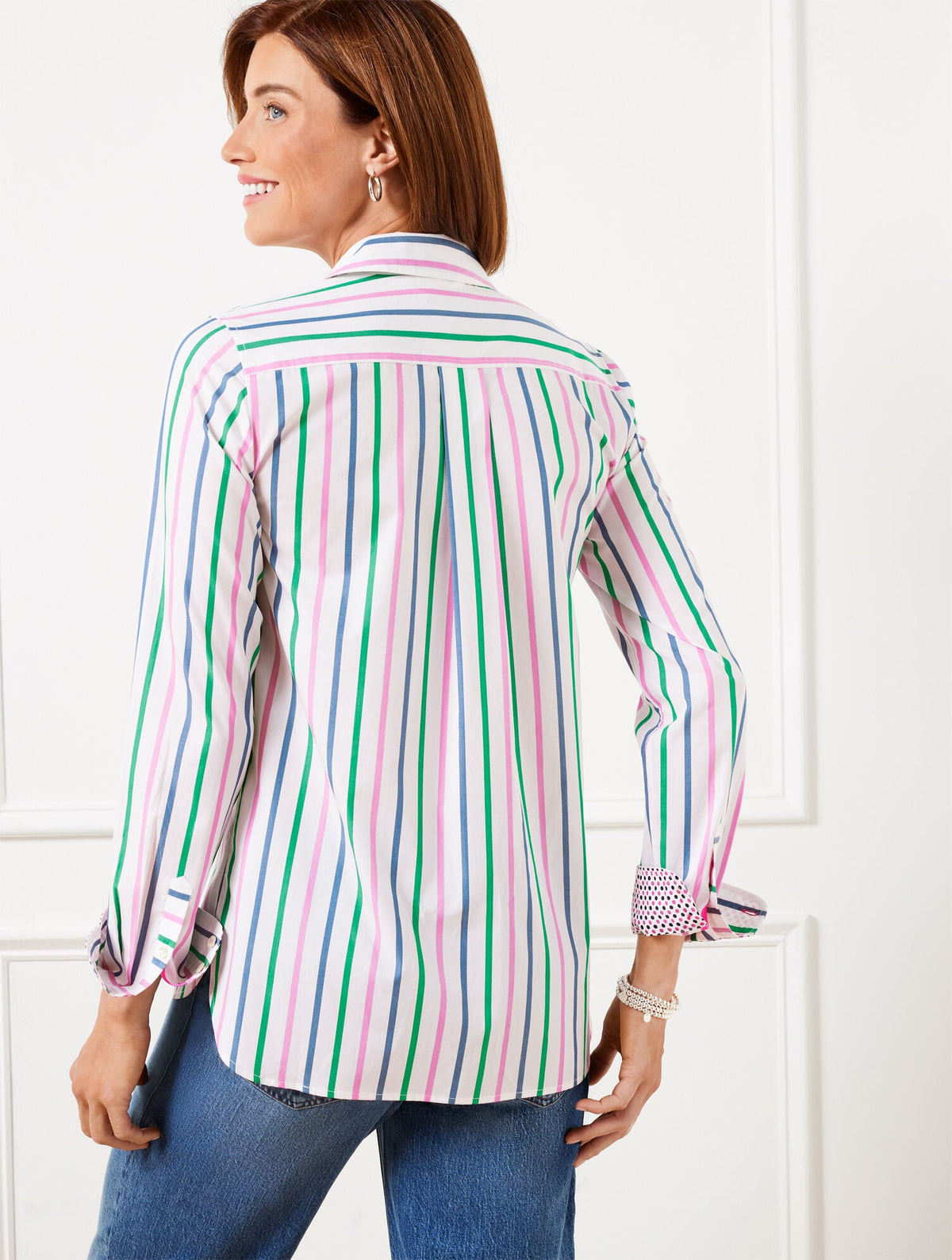 MODERN CLASSIC SHIRT - STUNNING STRIPE | Talbots