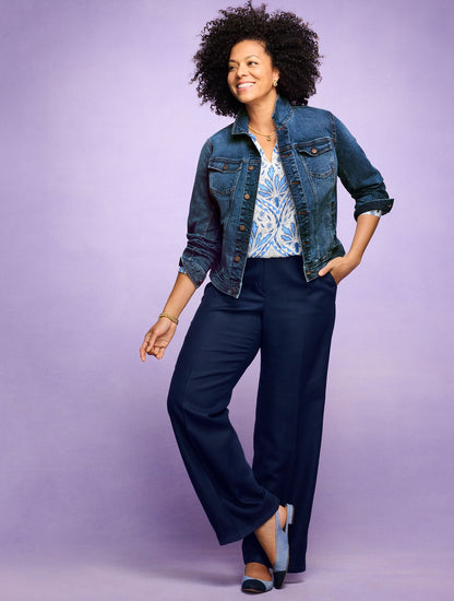 FLORAL MEDALLION TOP | Talbots