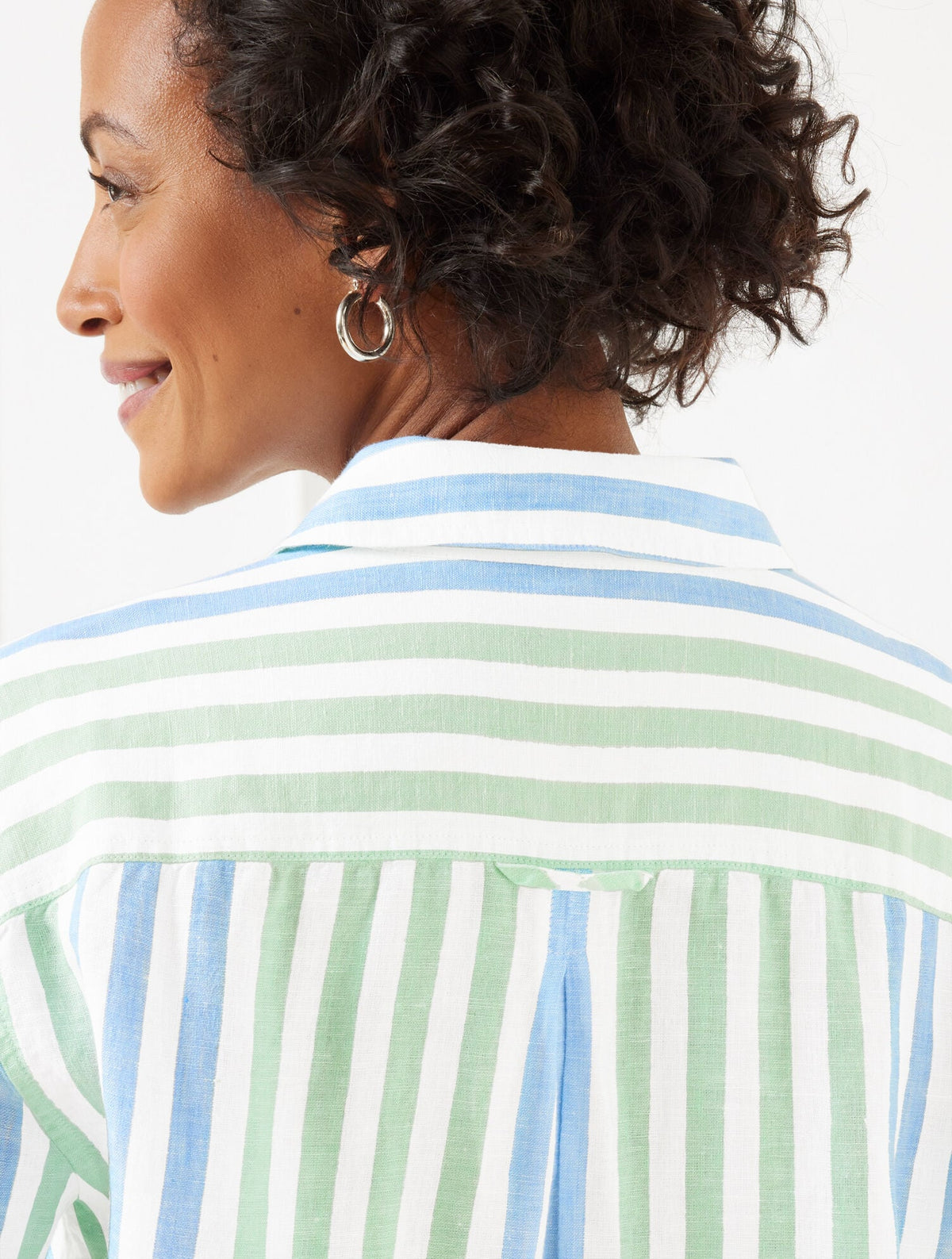 LINEN SHIRT - PLAYFUL STRIPE | Talbots