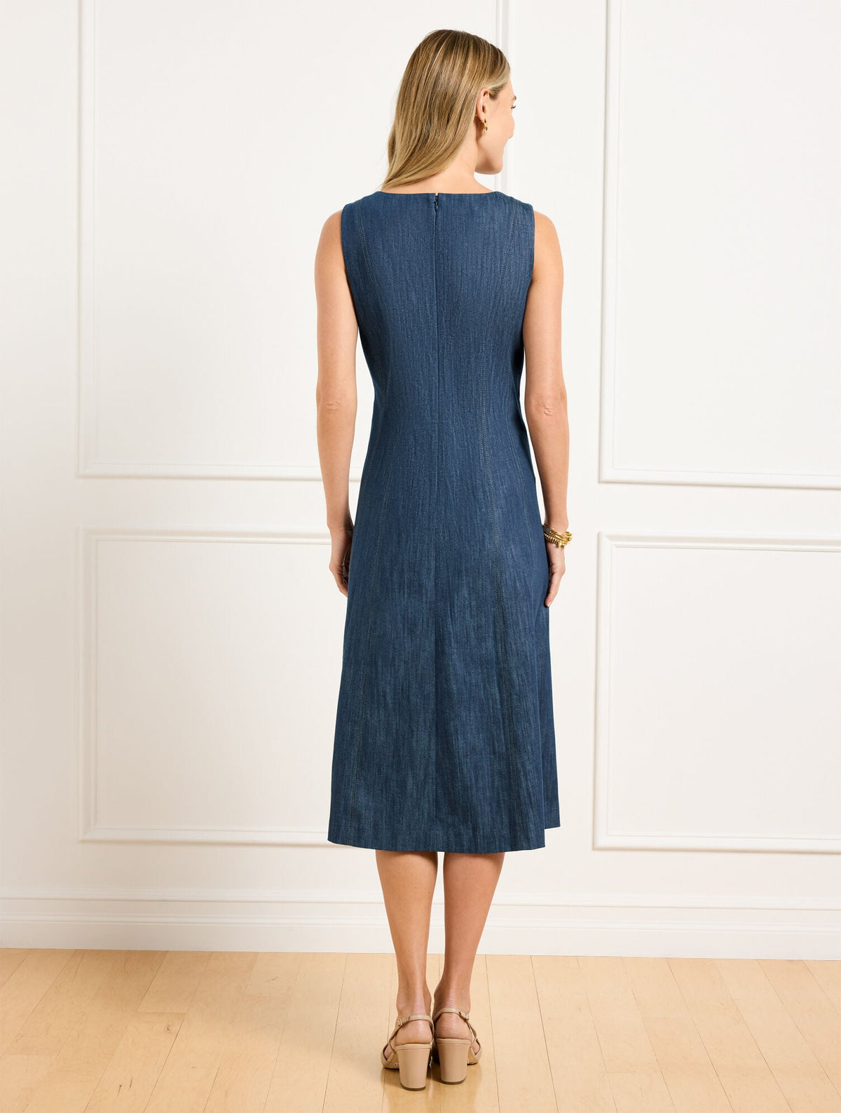 REFINED DENIM DRESS | Talbots