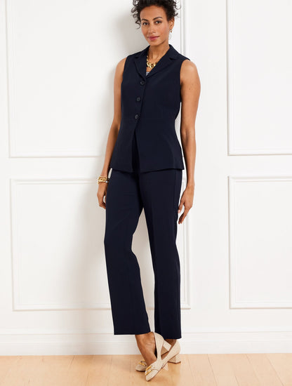 EASY TRAVEL PEPLUM VEST | Talbots