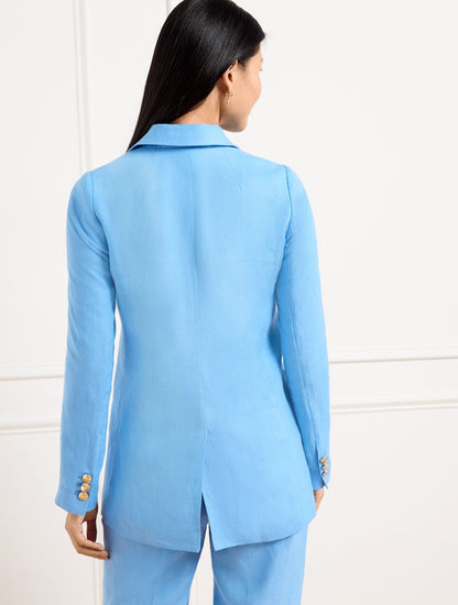 NO CLOSE LINEN BLAZER | Talbots