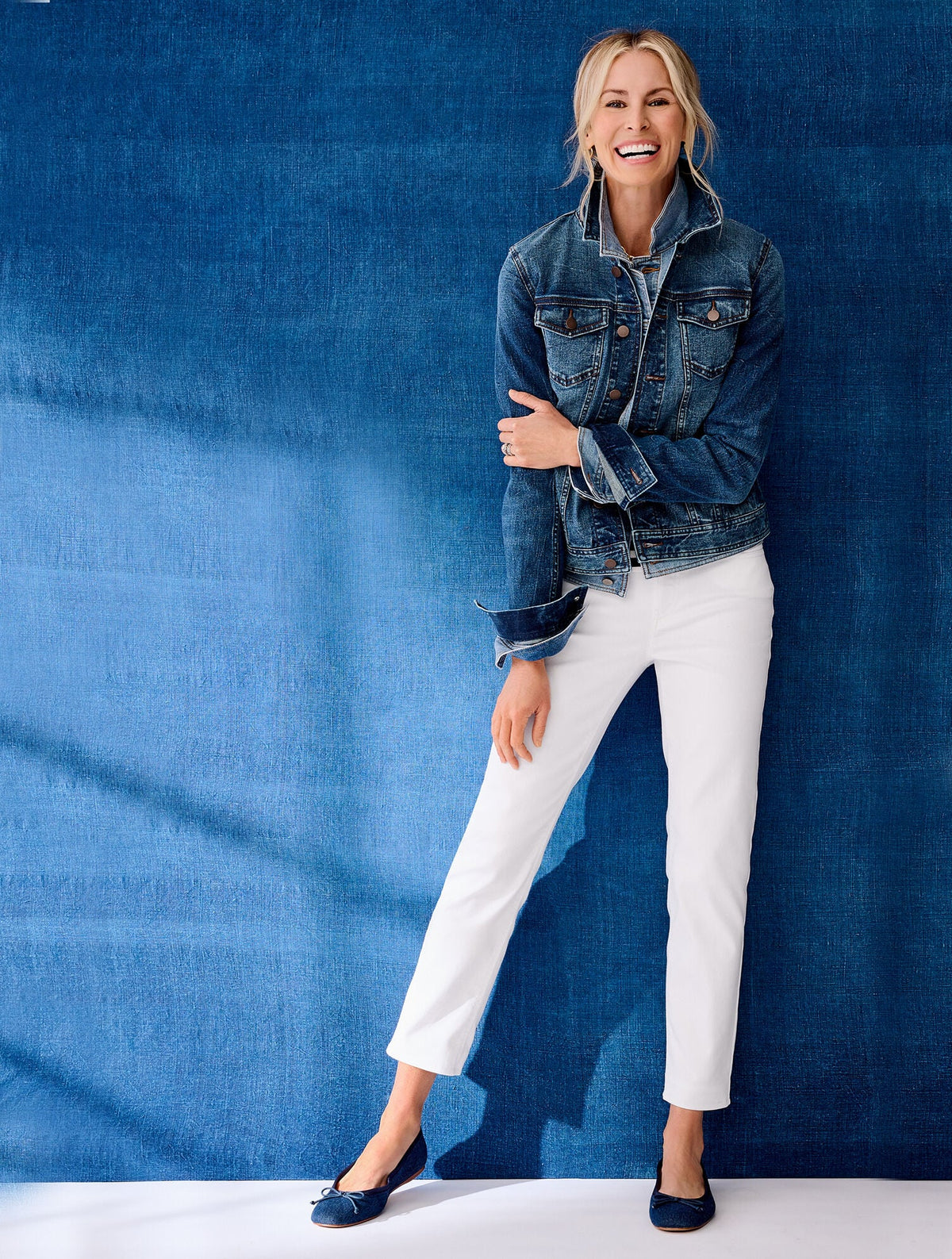 SLIM STRAIGHT ANKLE JEANS | Talbots