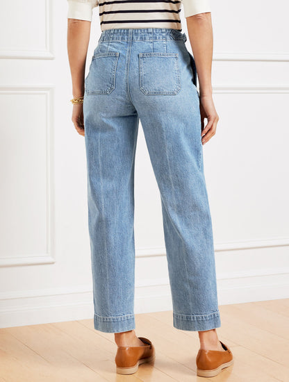 STRAIGHT ANKLE JEANS - BLAIRE WASH | Talbots