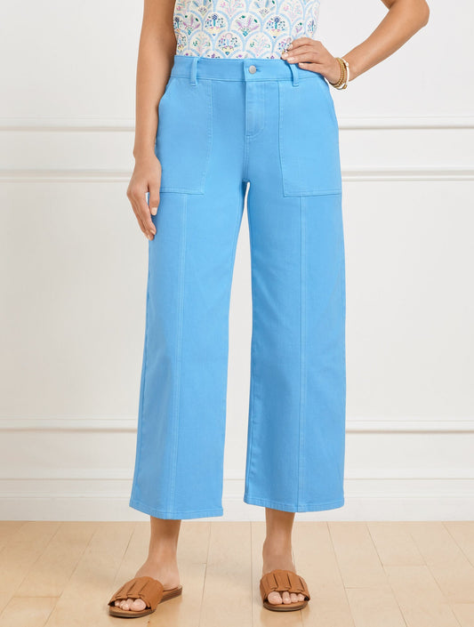 WIDE CROP JEANS | Talbots