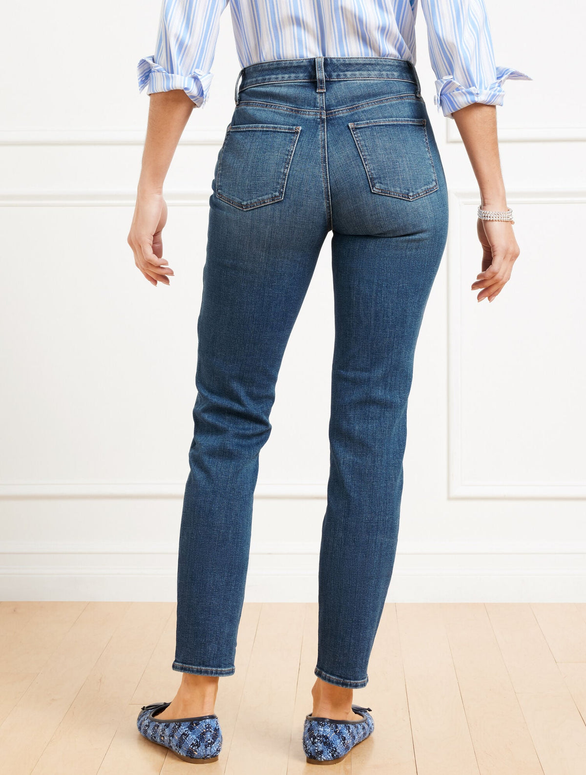 SLIM ANKLE JEANS - CHARLIE WASH - CURVY FIT | Talbots