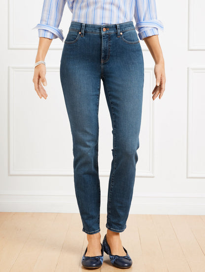 SLIM ANKLE JEANS - CHARLIE WASH - CURVY FIT | Talbots