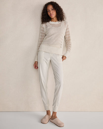 THE EFFORTLESS TWILL JOGGER | Talbots