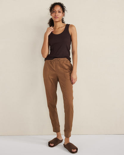 THE EFFORTLESS TWILL JOGGER | Talbots