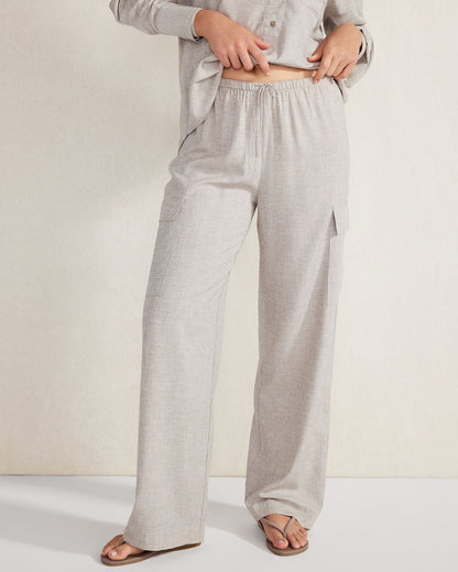 DRAPEY WOOL CARGO PANTS | Talbots