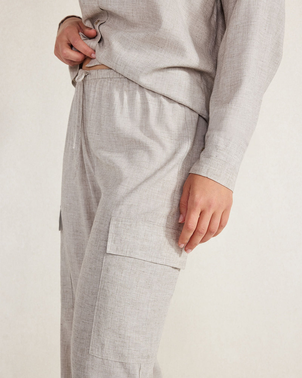DRAPEY WOOL CARGO PANTS | Talbots