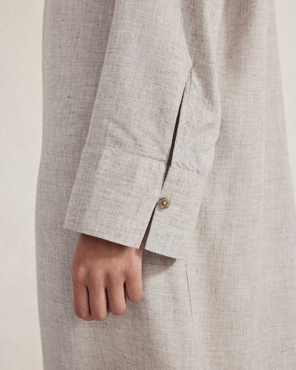 DRAPEY WOOL BUTTON DOWN DRESS | Talbots