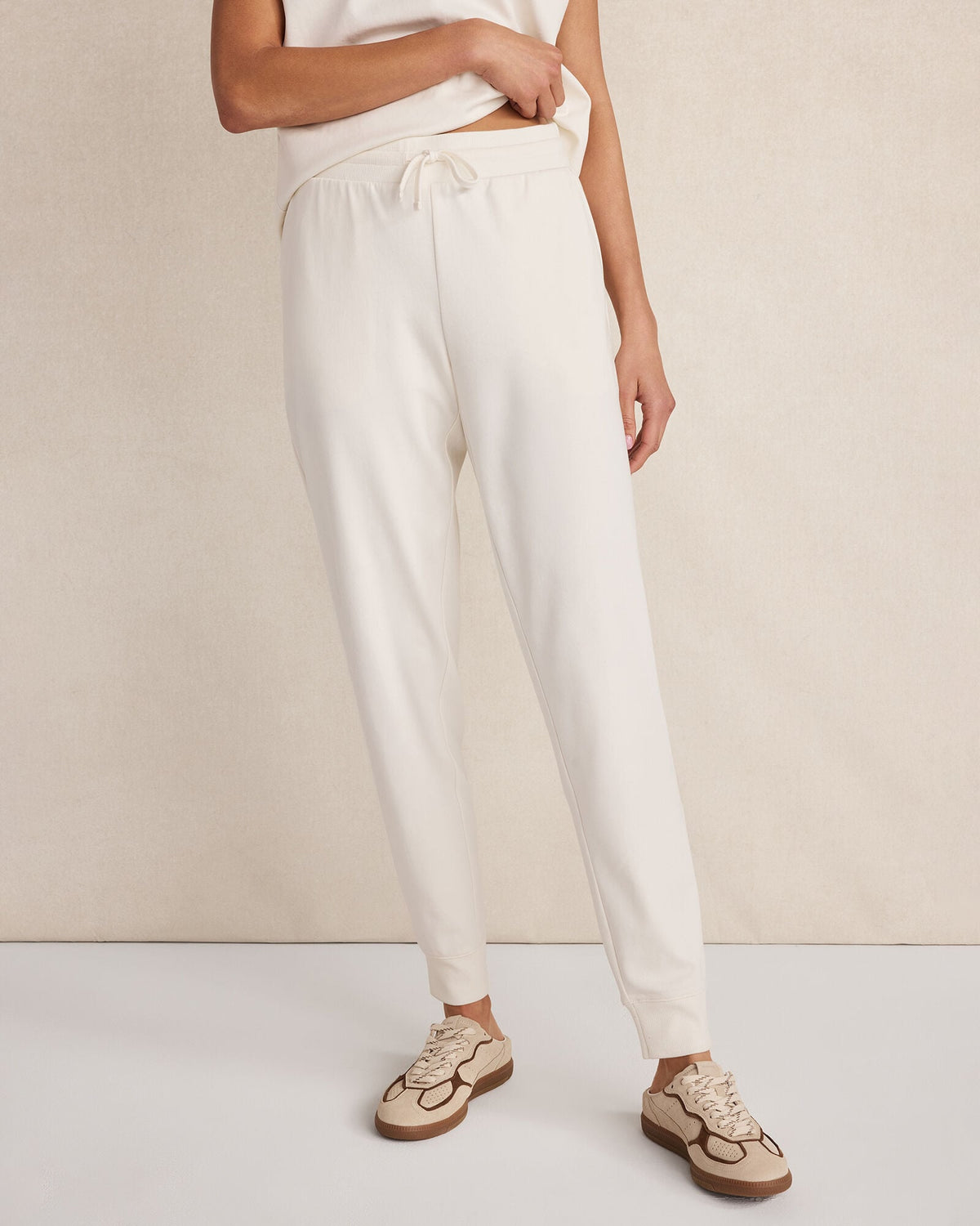 ORGANIC COTTON INTERLOCK JOGGERS | Talbots