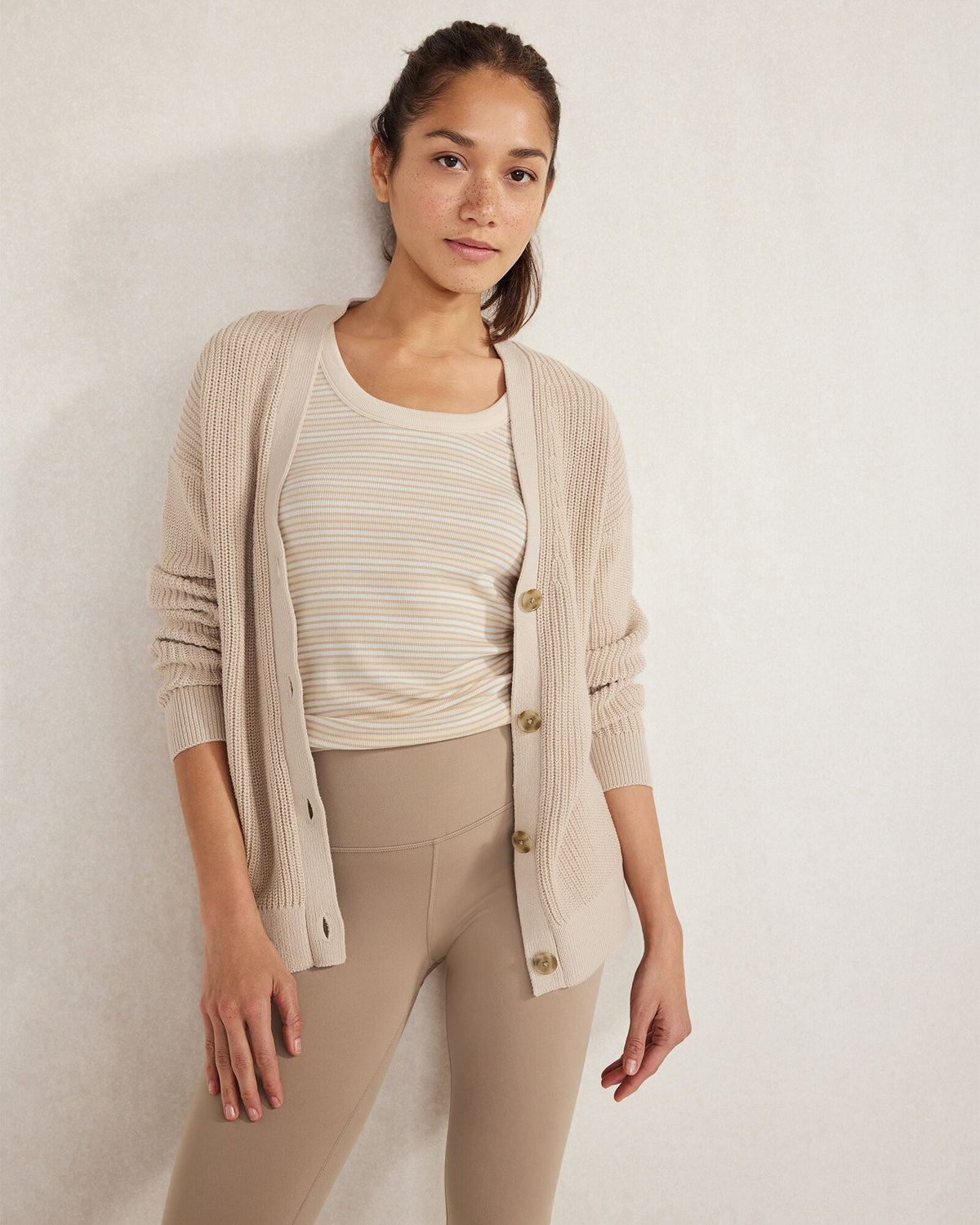 ORGANIC COTTON STRIPE SCOOP NECK TANK | Talbots