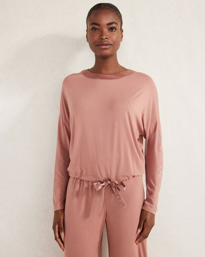 CALM & COOL CINCHED SLEEP TOP | Talbots
