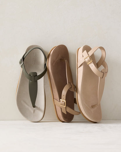 SUEDE THONG SANDALS | Talbots