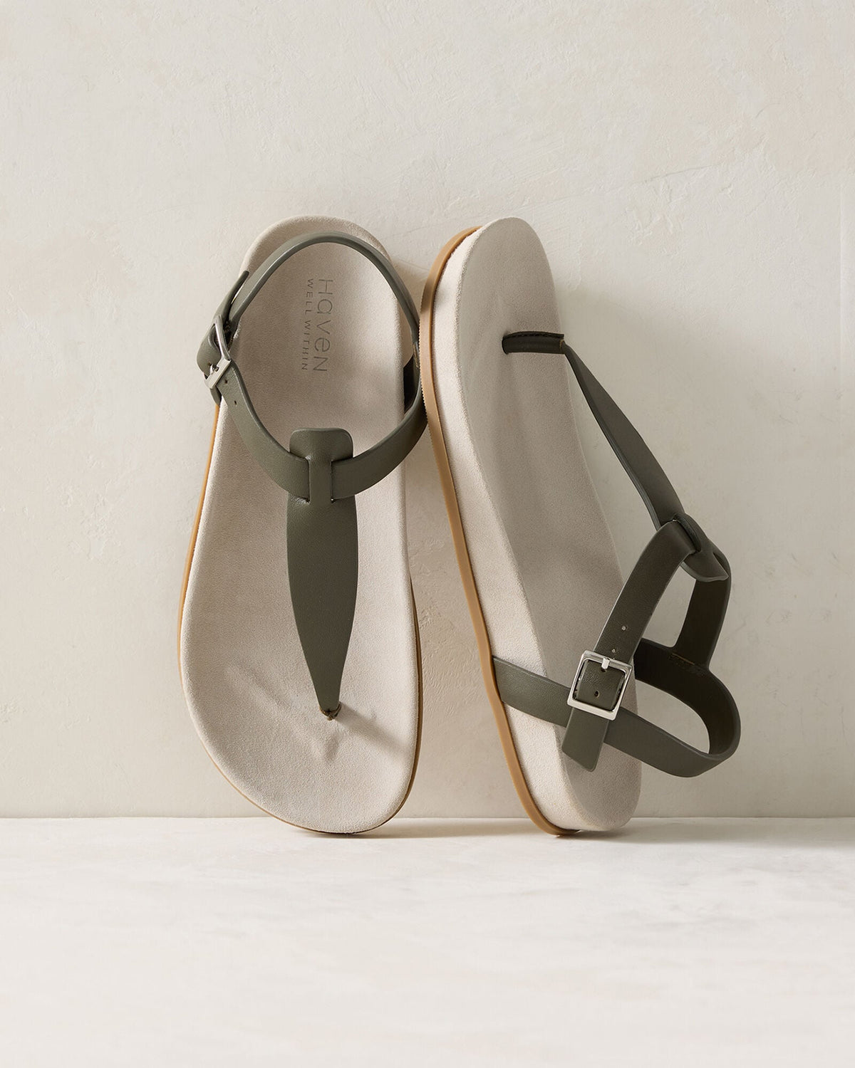 SUEDE THONG SANDALS | Talbots