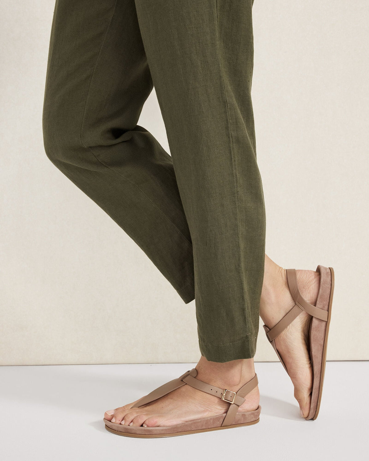 SUEDE THONG SANDALS | Talbots