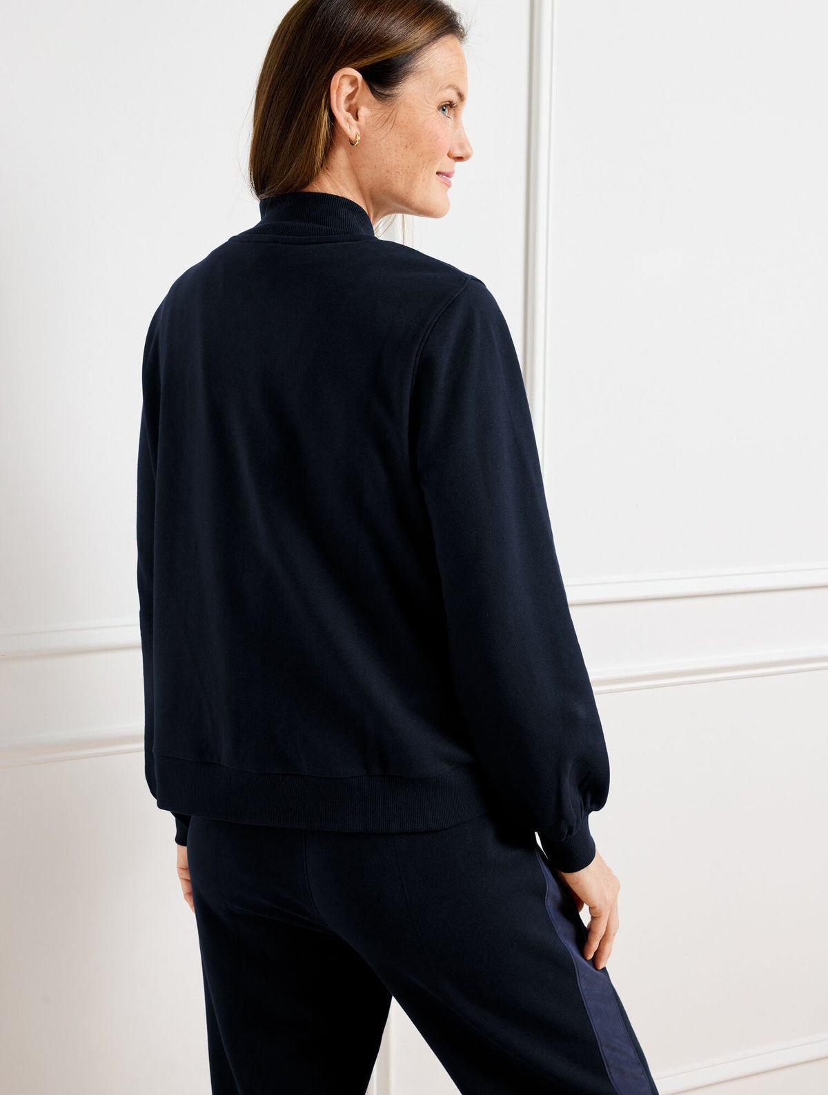 SEASIDE FRENCH TERRY JACKET | Talbots
