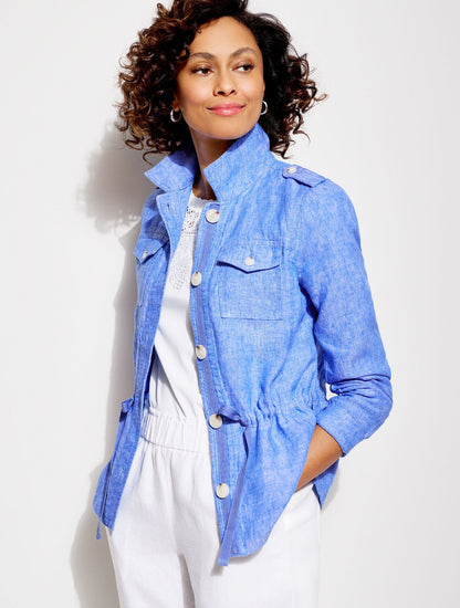 LACE TRIM CREWNECK TEE | Talbots