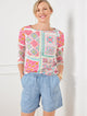 IVORY/VILLA BLUE MULTI