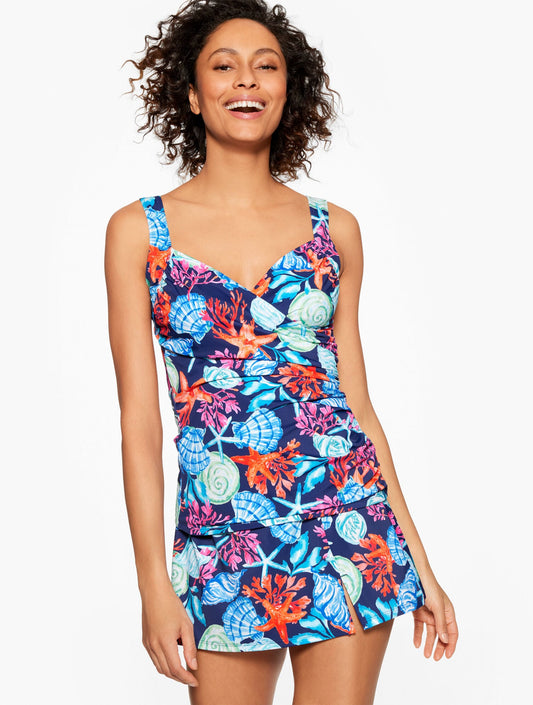 MIRACLESUIT® SANIBEL TANKINI - CORAL & SHELLS | Talbots
