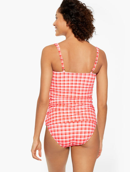 MIRACLESUIT® CABANA TANKINI - PICNIC PLAID | Talbots