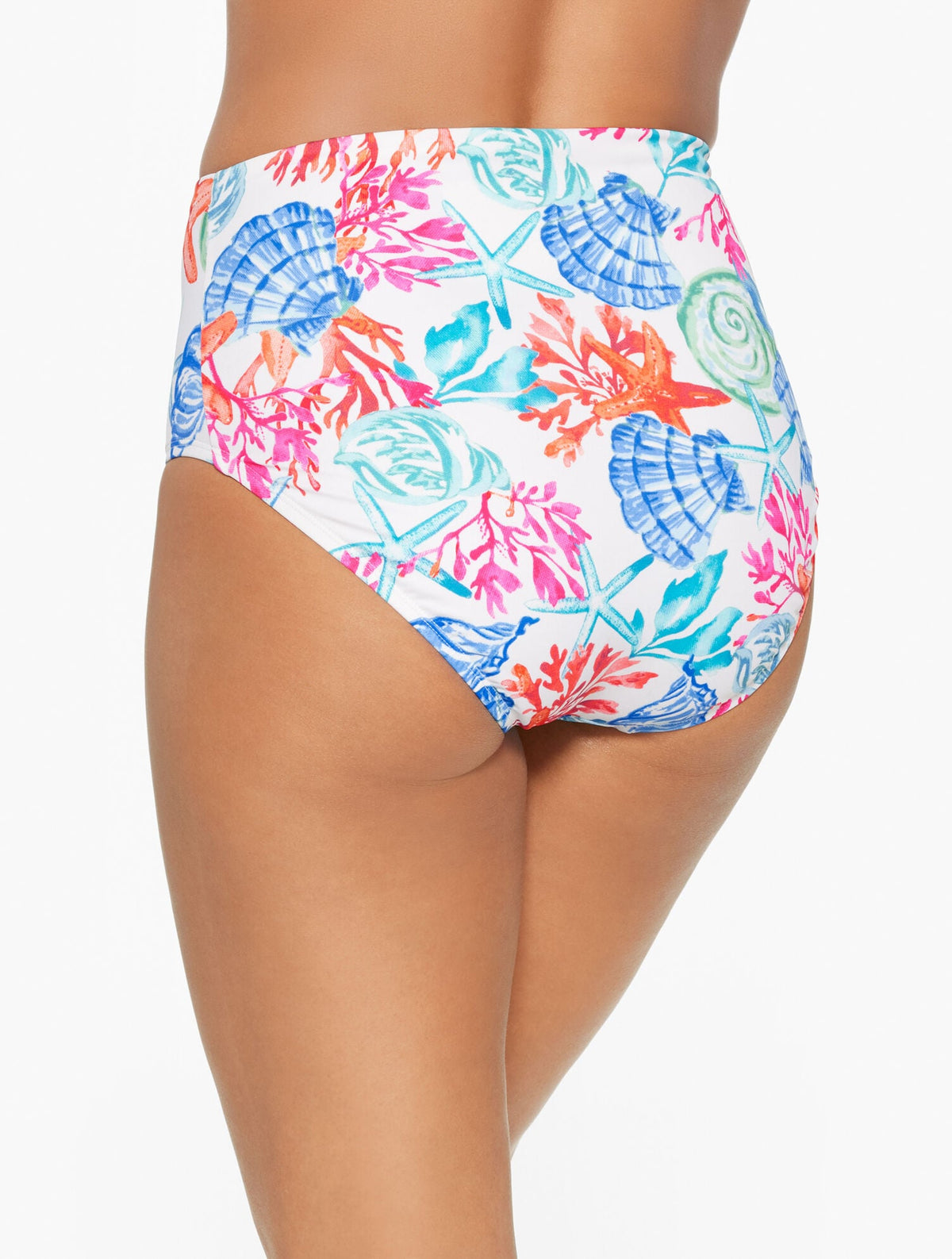 MIRACLESUIT® SWIM BRIEF - CORAL & SHELLS | Talbots