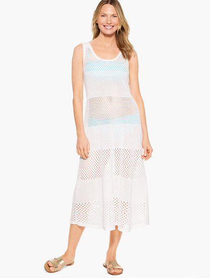AQUA CLUB OPEN STITCH MIDI COVER-UP | Talbots