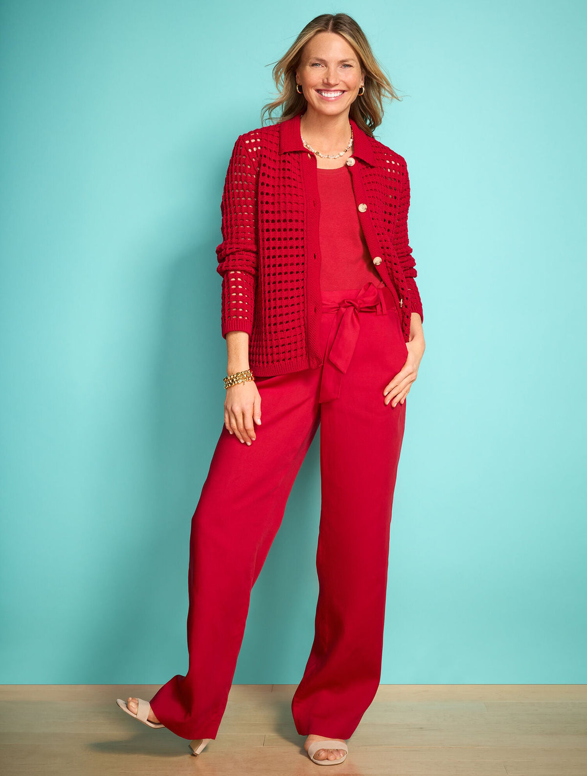 WIDE LEG PULL-ON PANTS | Talbots
