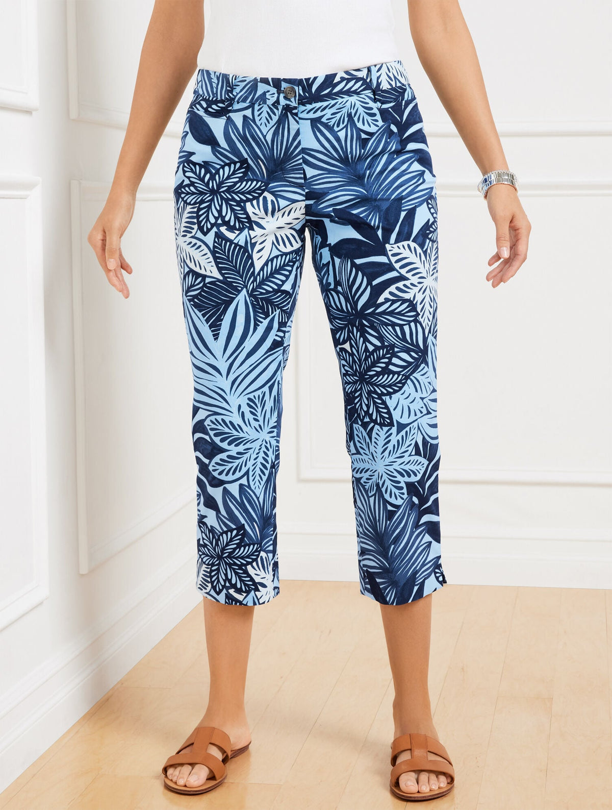 PERFECT SKIMMERS - WATERCOLOR BOTANICAL | Talbots