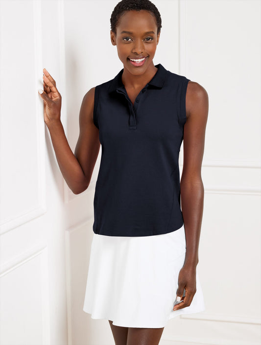 PIQUÉ POLO TANK | Talbots