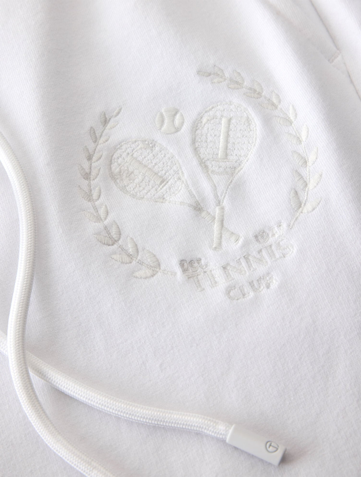 MODAL FRENCH TERRY CLASSIC EMBROIDERED CREST JOGGERS | Talbots