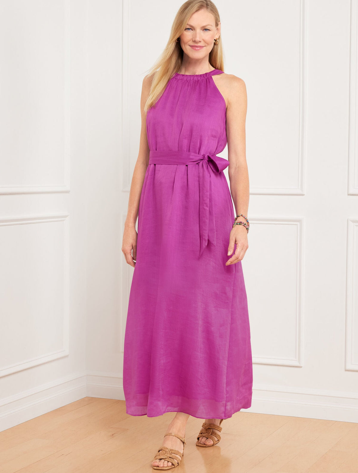 HALTER MAXI DRESS | Talbots