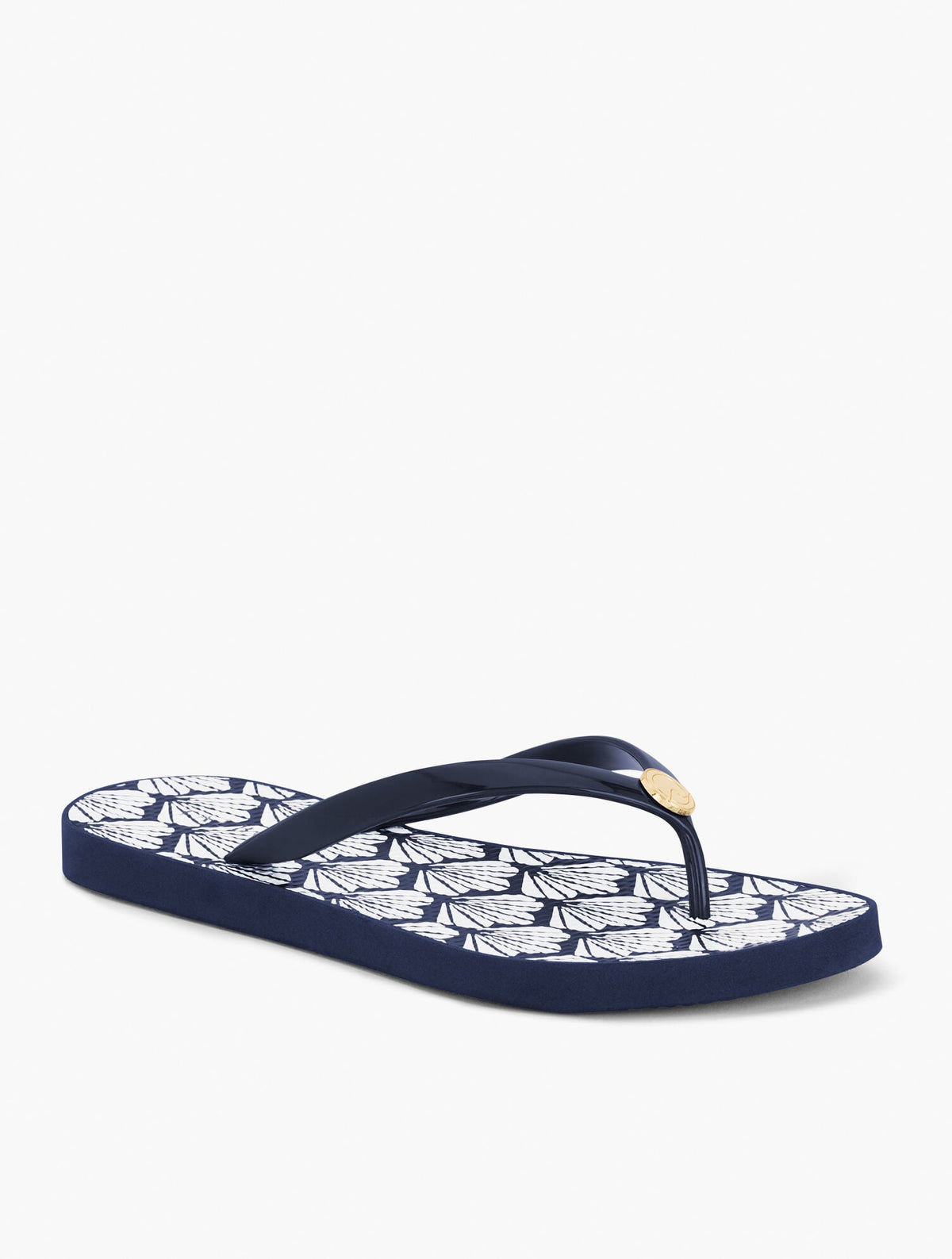 BEA MOLDED THONG FLIP FLOPS - AQUA CLUB FIJI SHELLS | Talbots