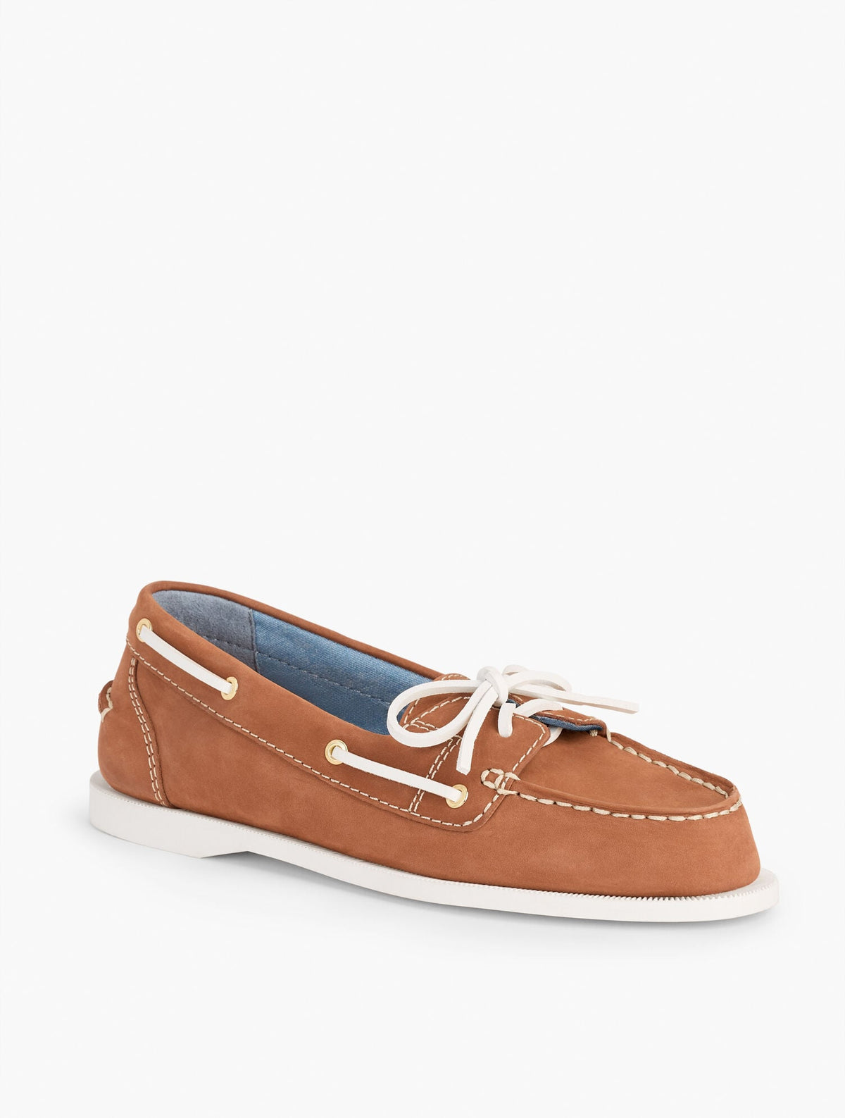 FINLEY NUBUCK BOAT SHOES | Talbots
