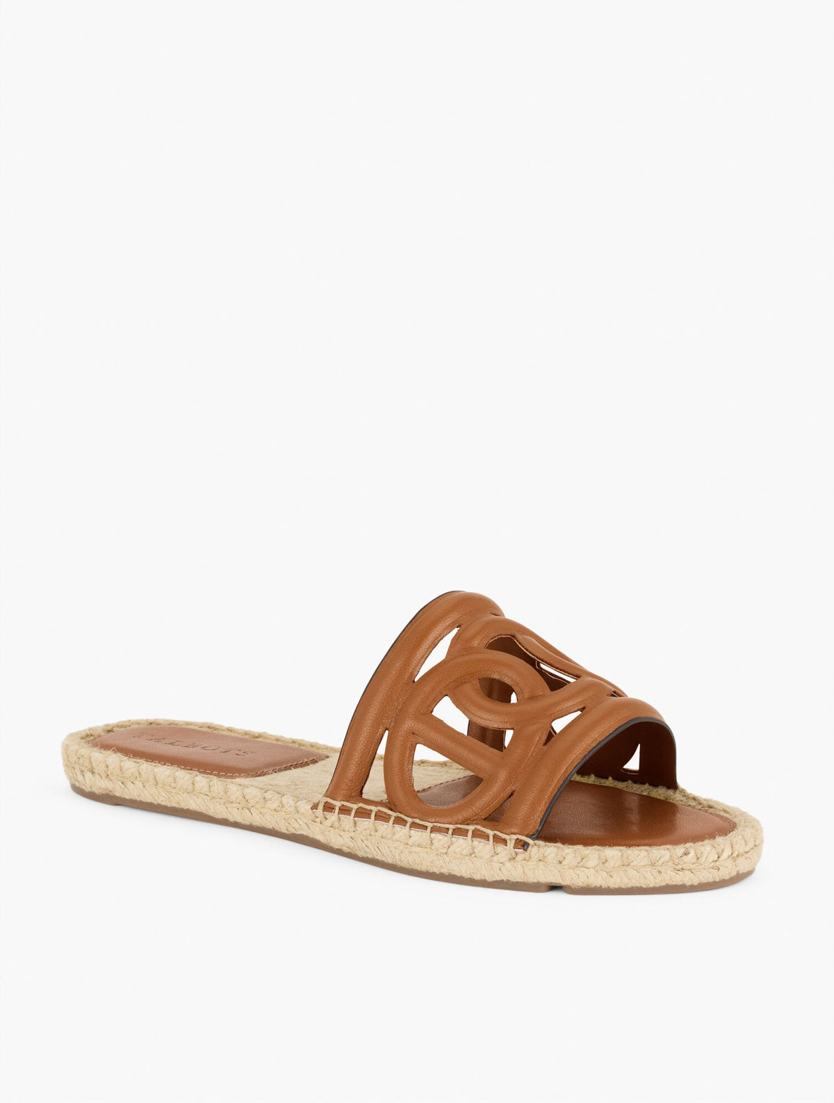 ILYSSA LINKS NAPPA ESPADRILLE SLIDES | Talbots