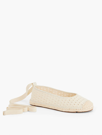 IZZY CROCHET ESPADRILLE FLATS | Talbots