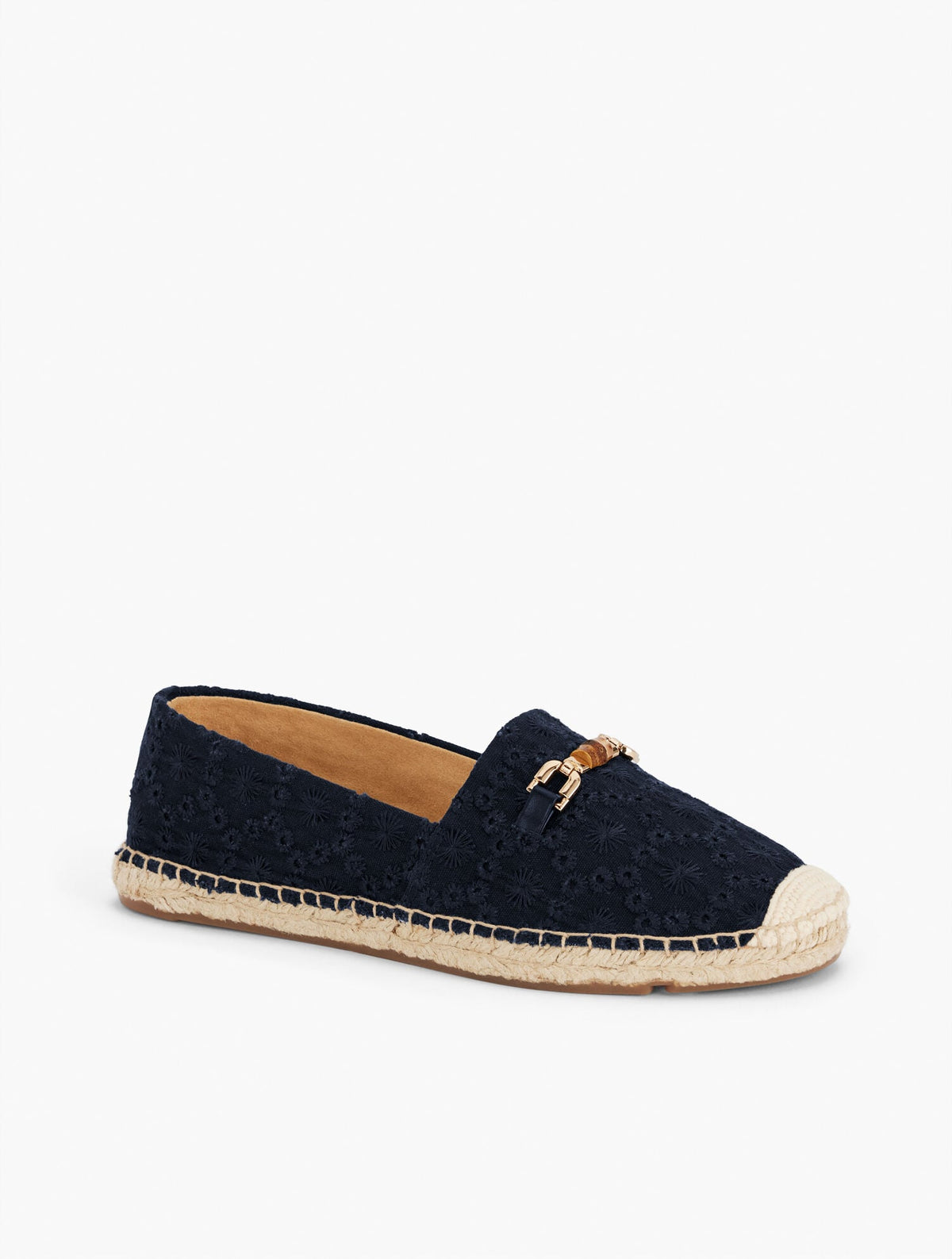 IZZY BAMBOO FLORAL ESPADRILLE FLATS | Talbots