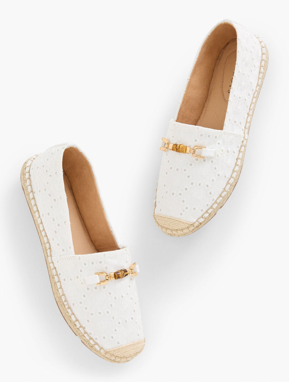IZZY BAMBOO FLORAL ESPADRILLE FLATS | Talbots