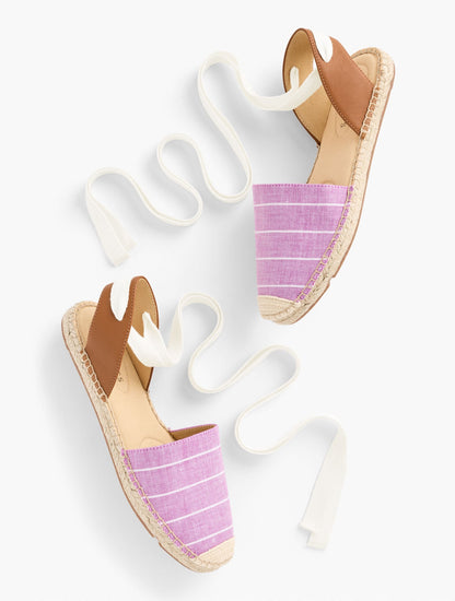 IZZY D’ORSAY ESPADRILLE FLATS - RIVIERA STRIPE | Talbots