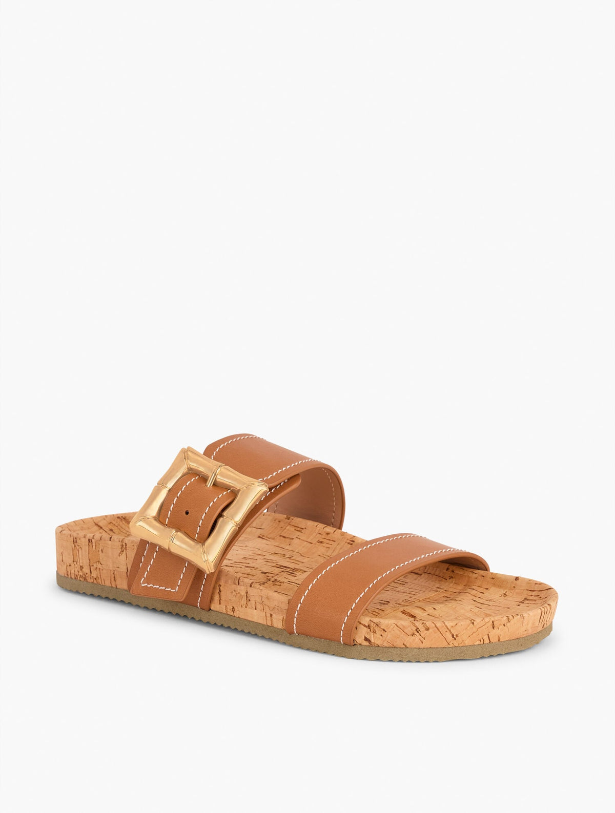 MALIA BUCKLE VACHETTA SLIDES | Talbots