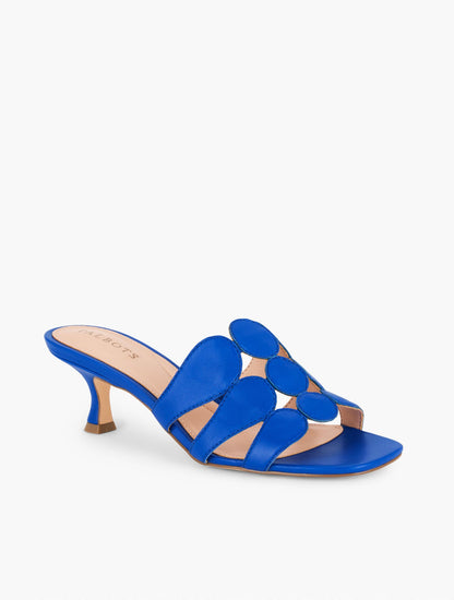 SABEL NAPPA FLARE HEEL SANDALS | Talbots